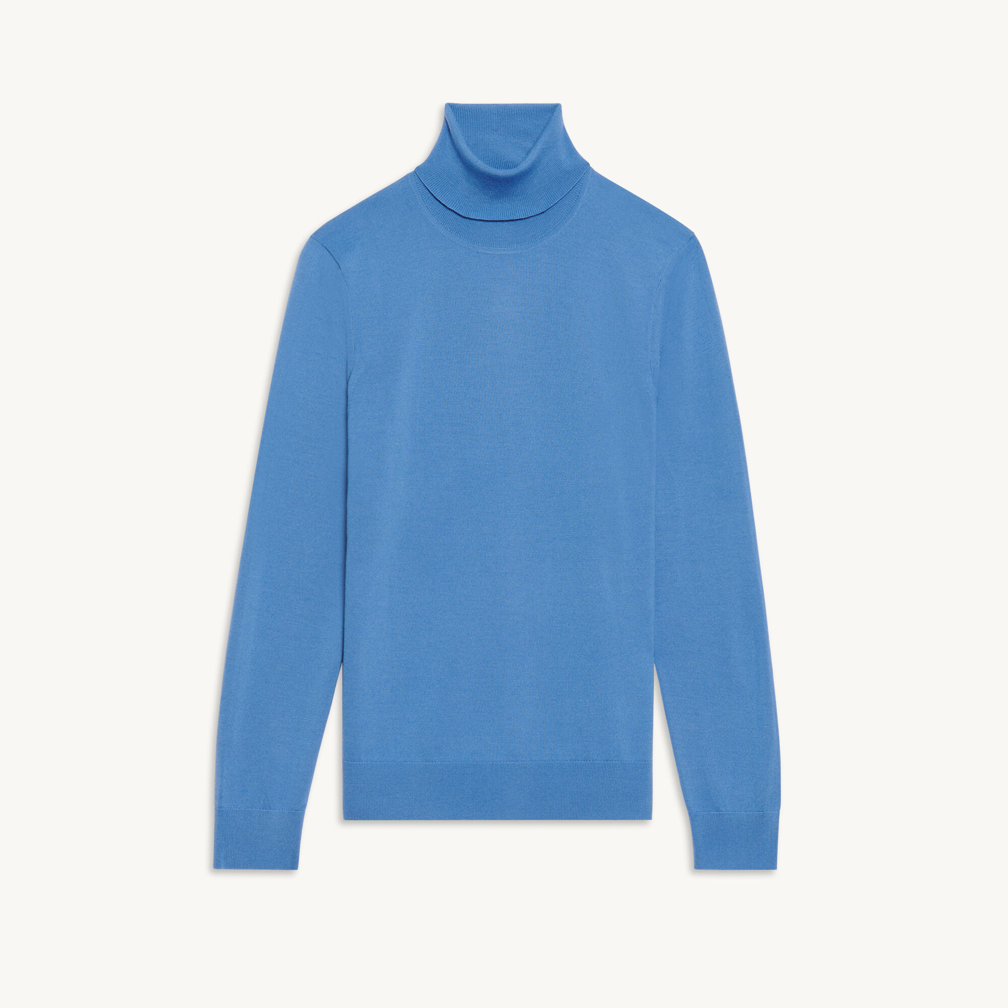 Roll neck wool sweater