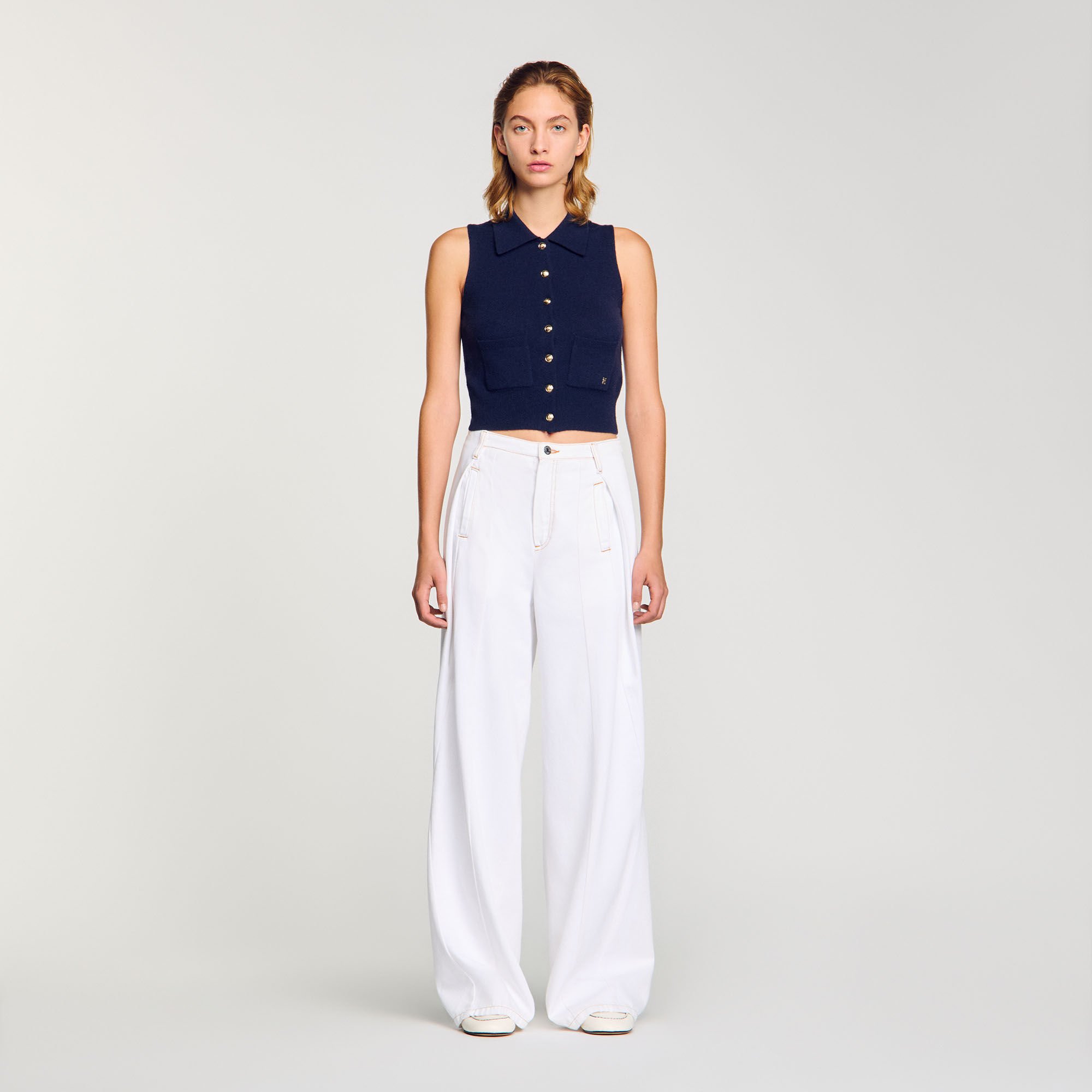 Wool and cashmere cardigan