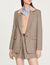 Checked tailored jacket