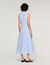 Striped cotton maxi dress