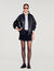 Oversized leather jacket