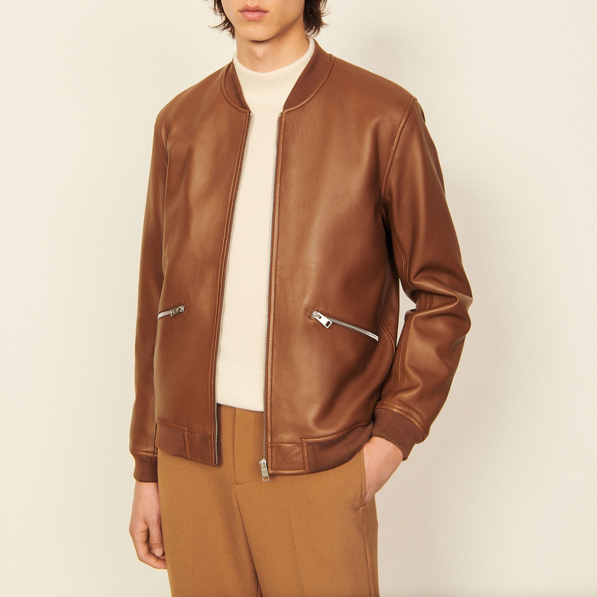 Leather jacket