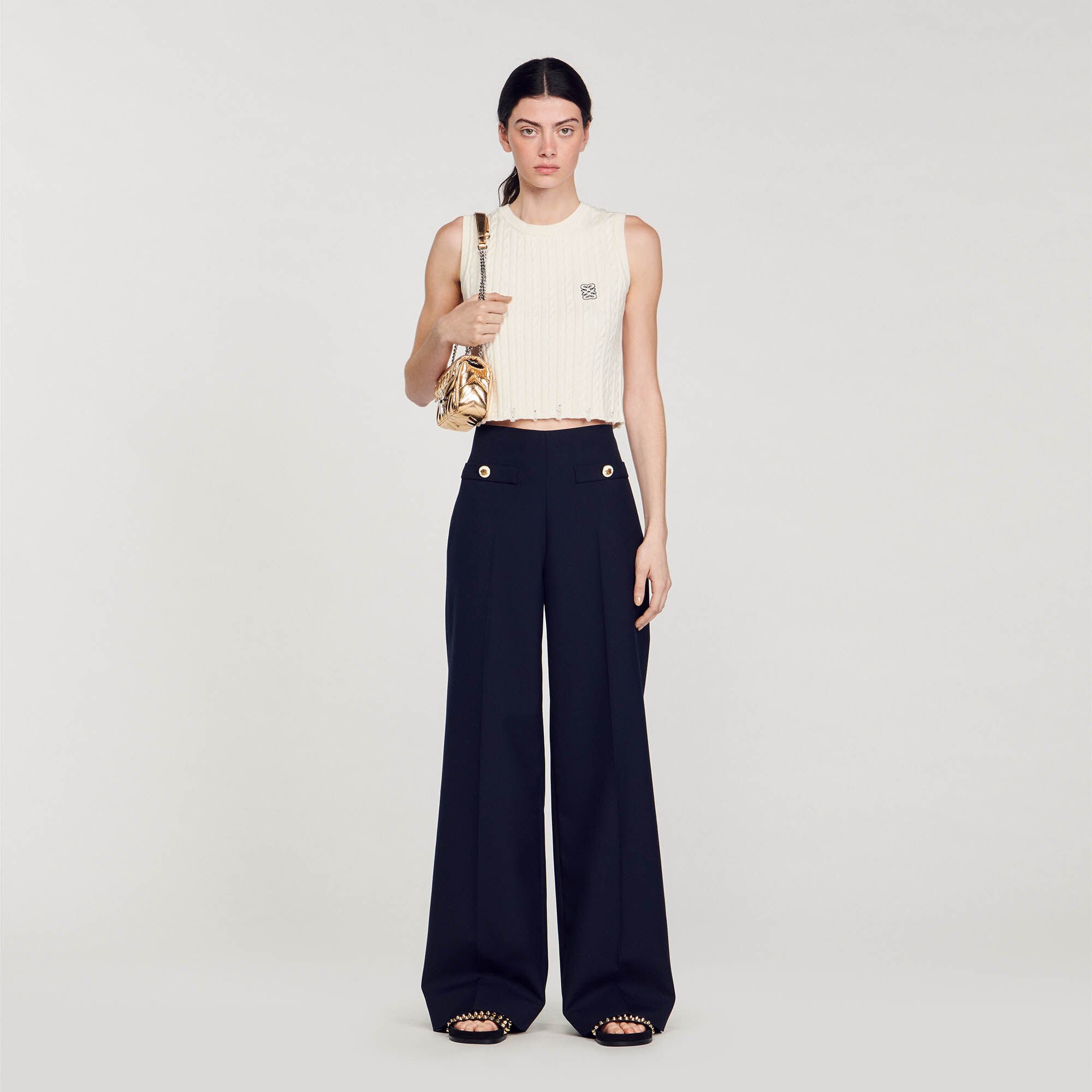 Sandro high waisted sales pants