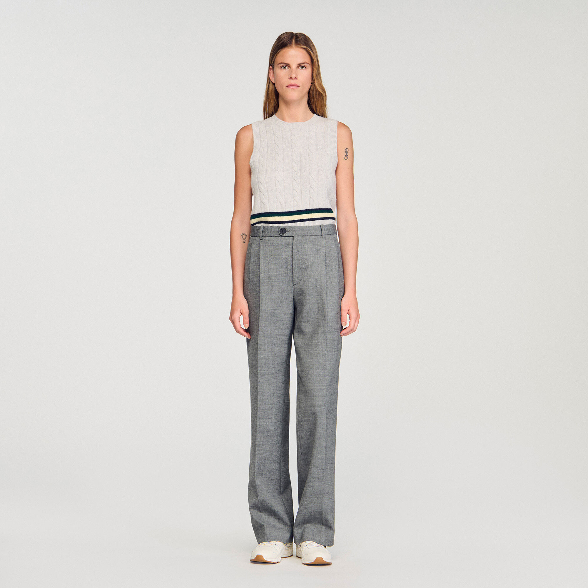 Straight-leg trousers