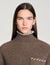 Oversized turtleneck jumper