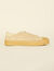 Split leather low-top trainers