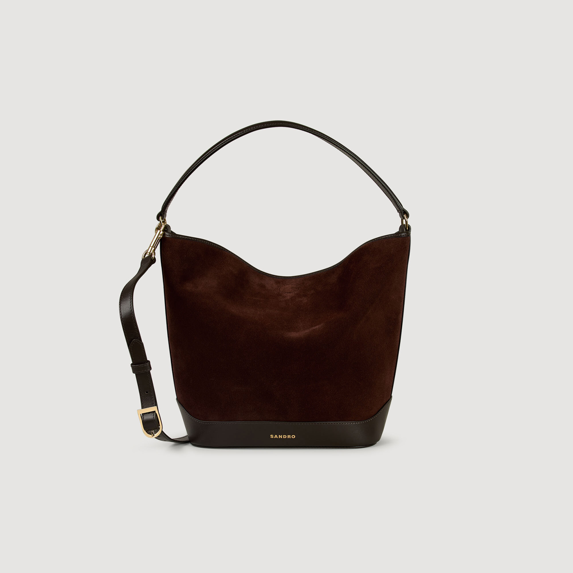 Suede and leather bag TANGOSO