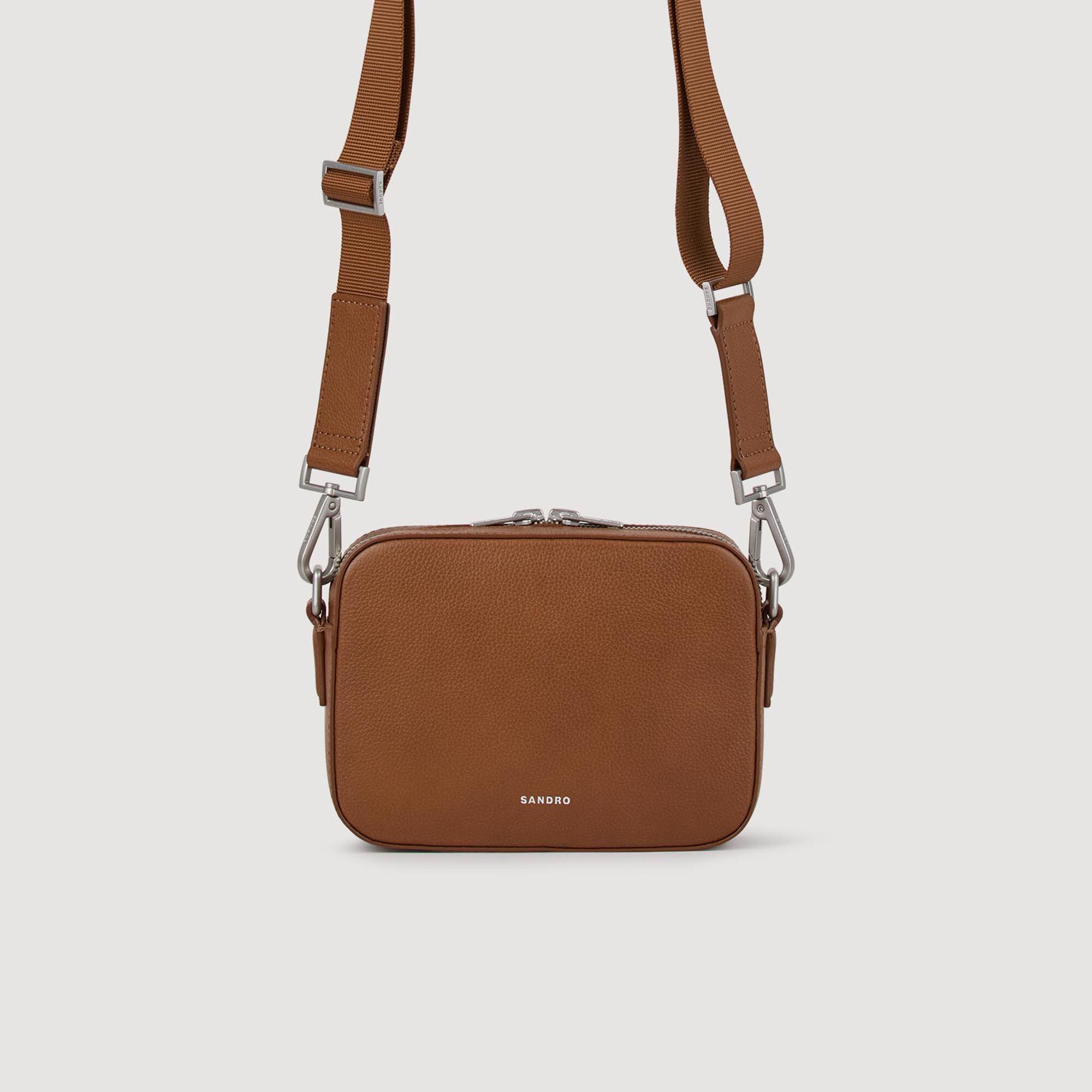 Small grained leather bag