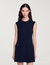 Short dress with buttons