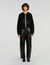 Hooded cardigan, leather details - Women | Sandro