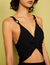 Dress with woven neckline