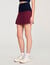 Short two-tone pleated skirt