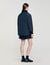 Puffer jacket with teddy collar