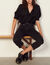 Flowing shirt in patterned jacquard