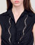 Rhinestone cropped shirt