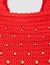 Studded crochet bag
