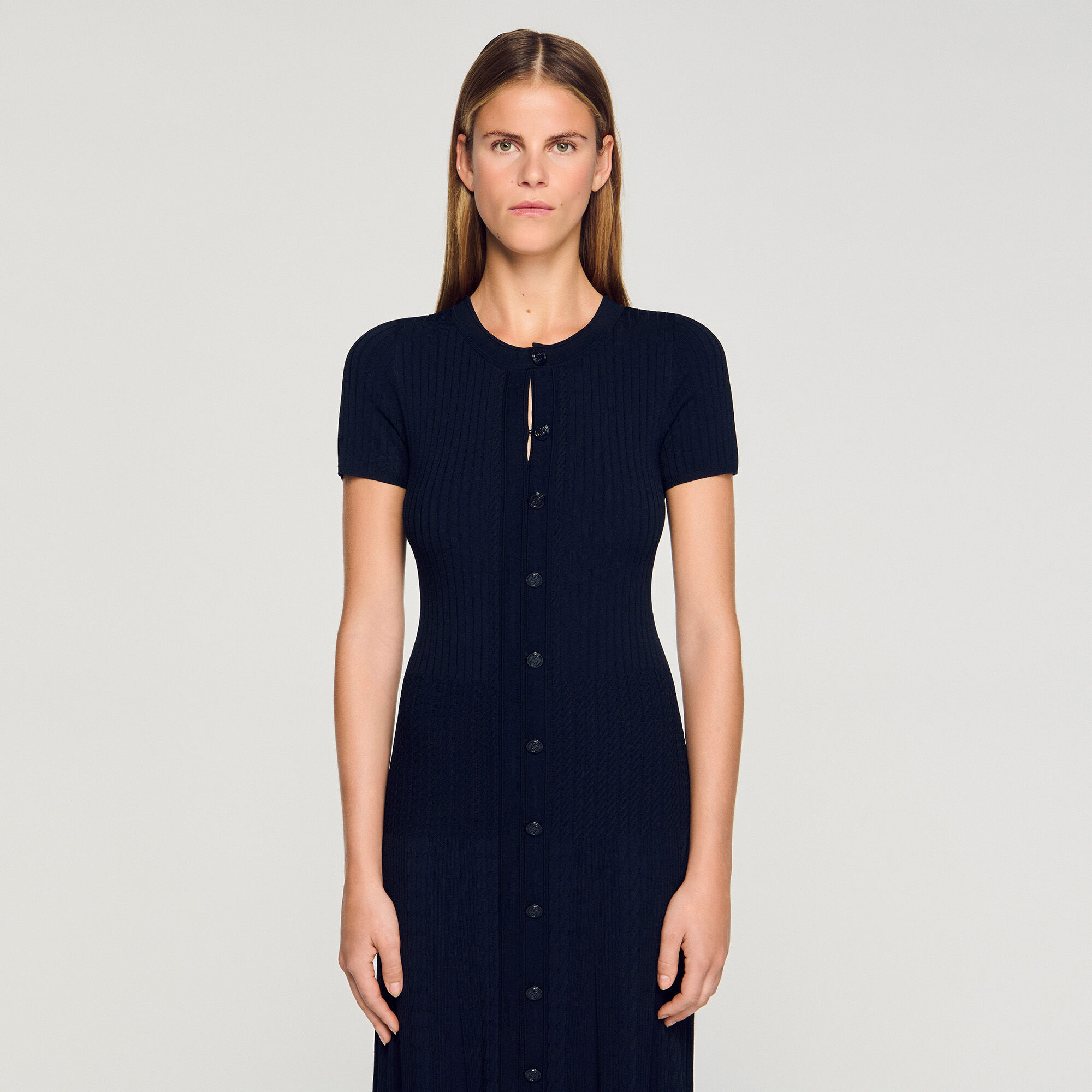 Knit maxi dress