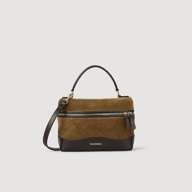 TANGOSO leather and suede vanity