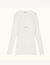 Pointelle knit sweater with ring detail