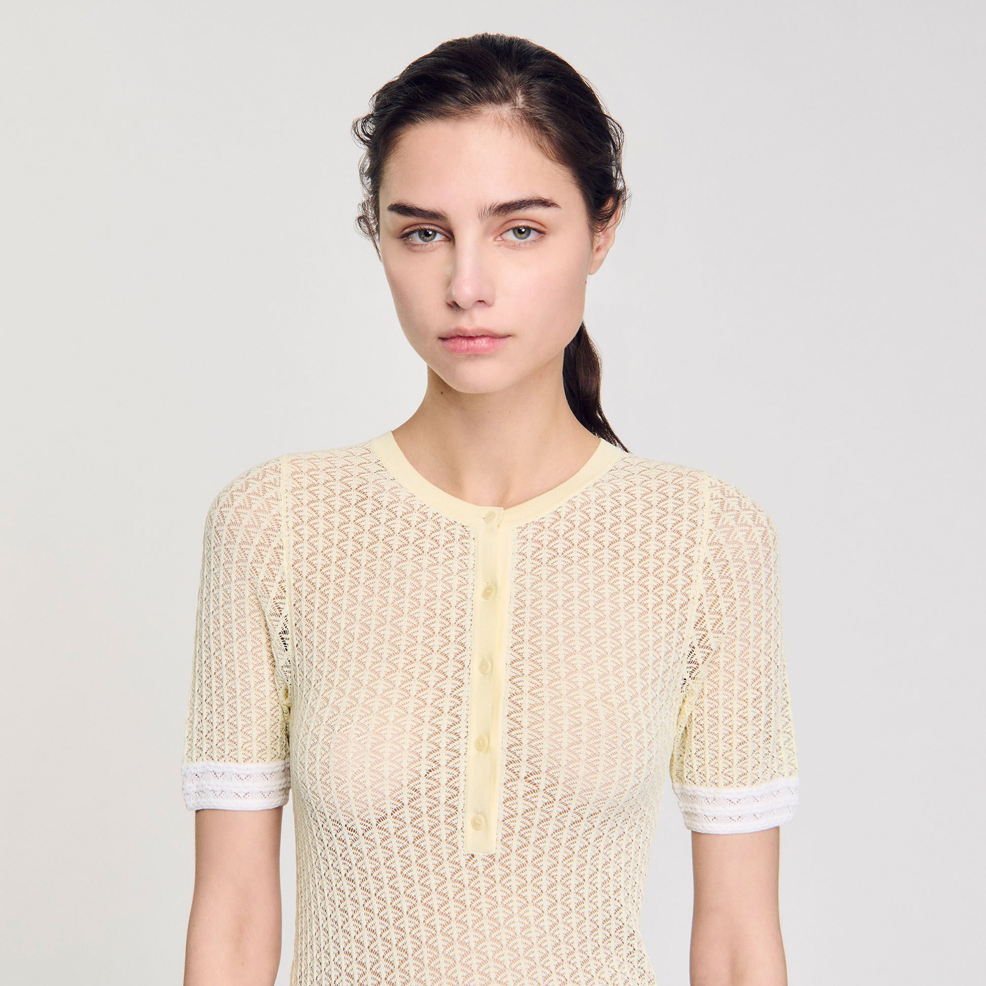 Short-sleeved jumper