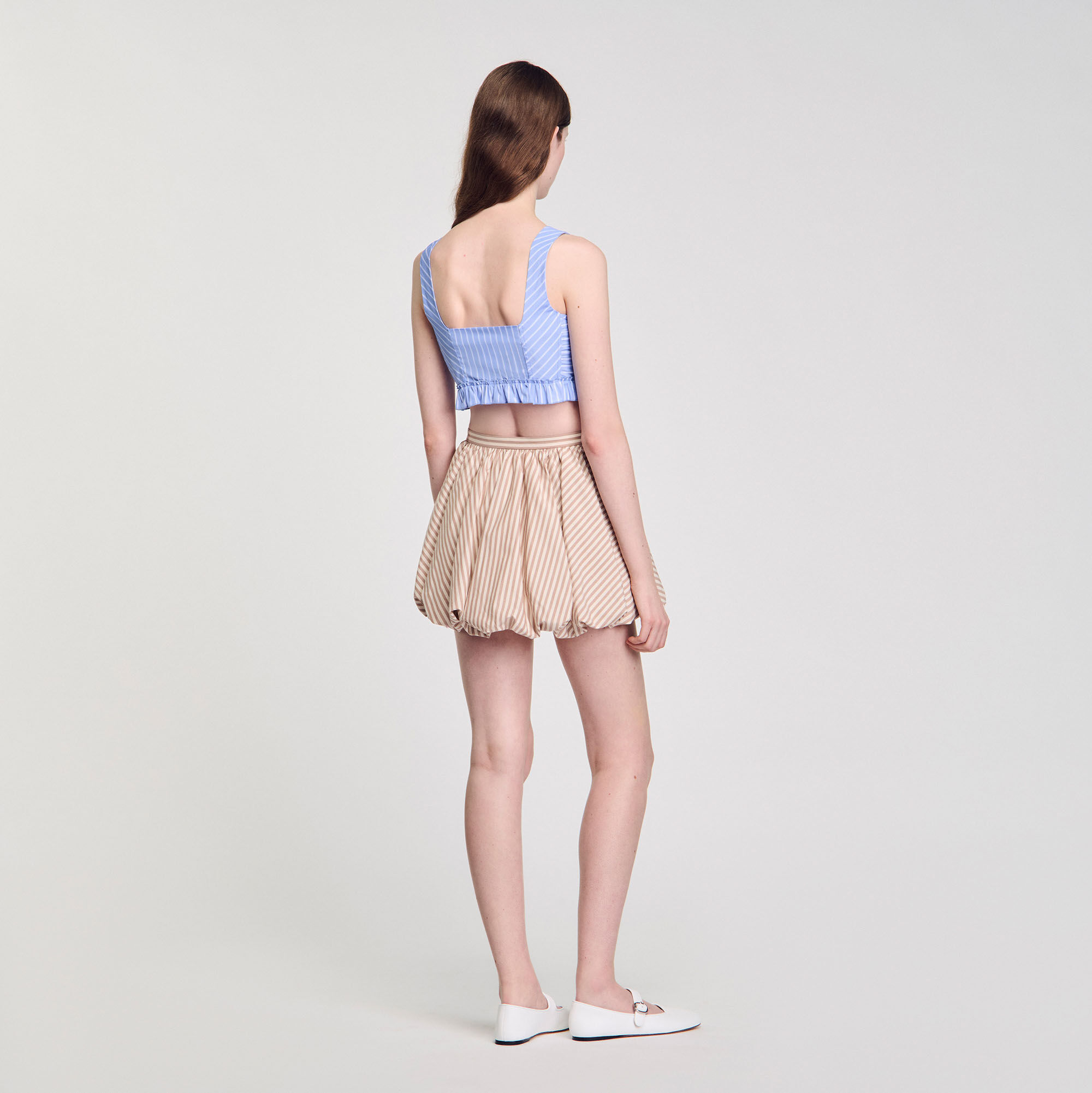 フランス発★Sandro きれいめ上品! ストライプ セットアップ Summer Capsule for women | Sandro Paris