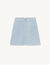 Short skirt with topstitching