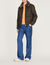 Shearling collar aviator jacket