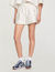 Rhinestone wide-leg shorts