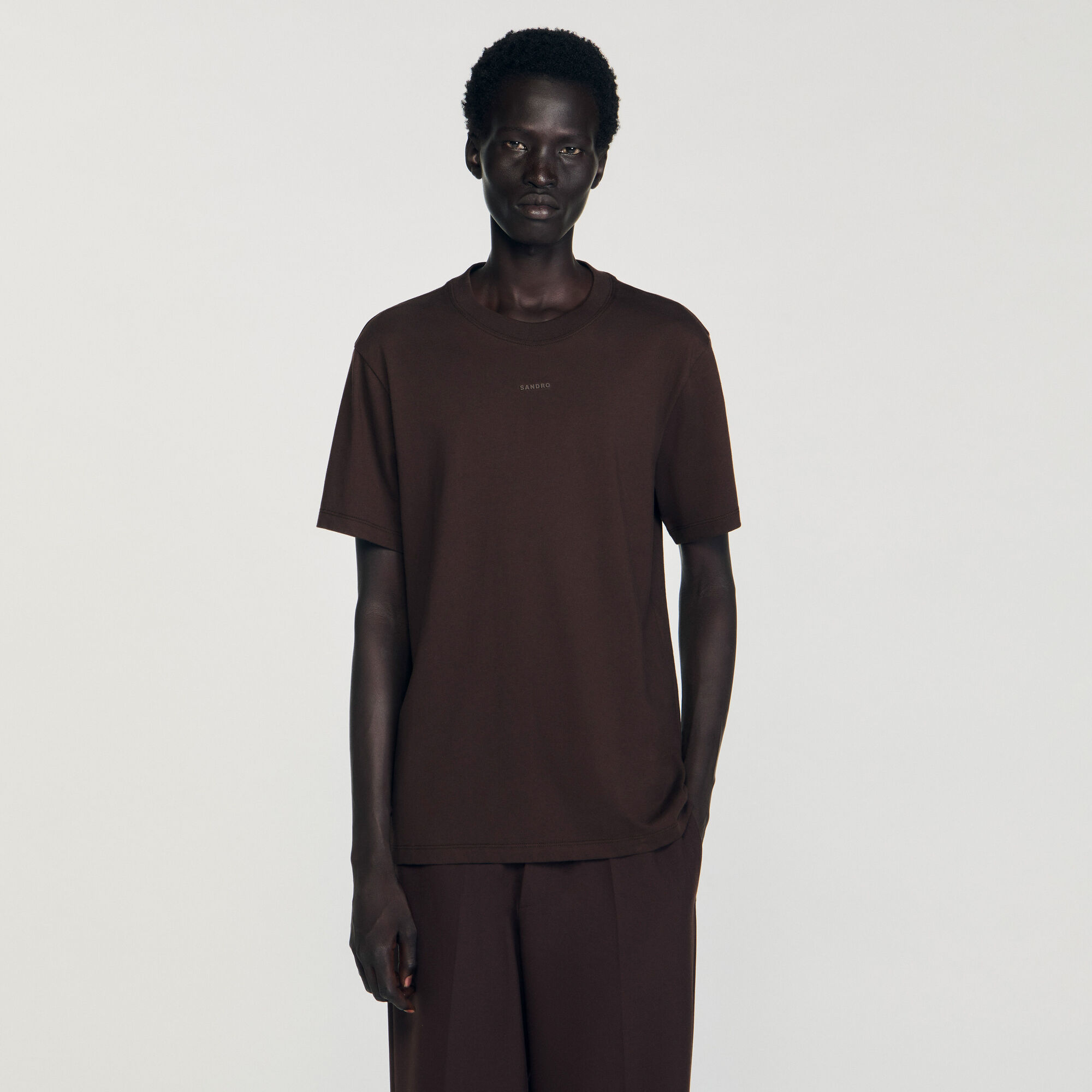 Cotton T-shirt with logo