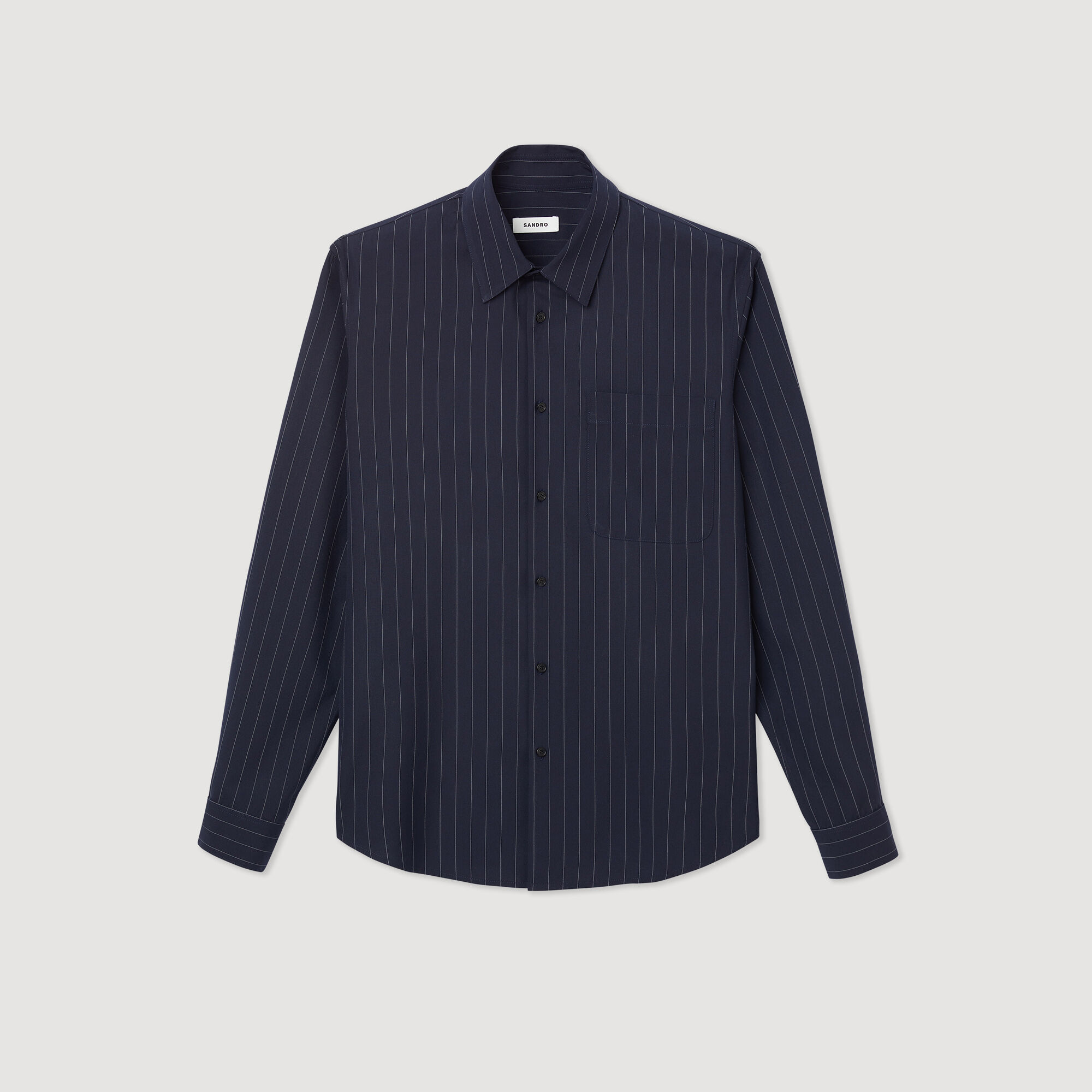 Striped flowing shirt
