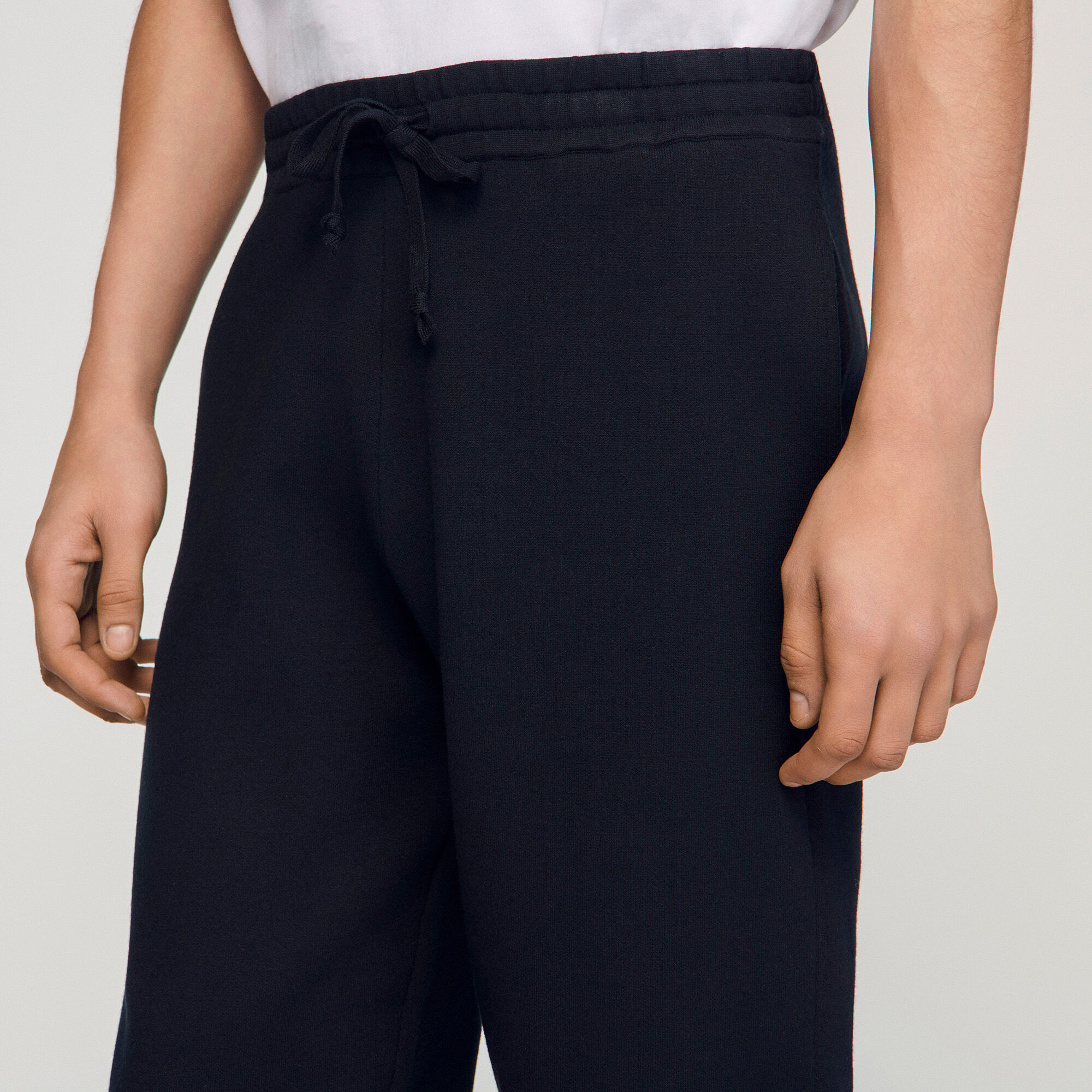 Knit jogging bottoms