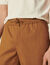 Cotton carrot-fit trousers