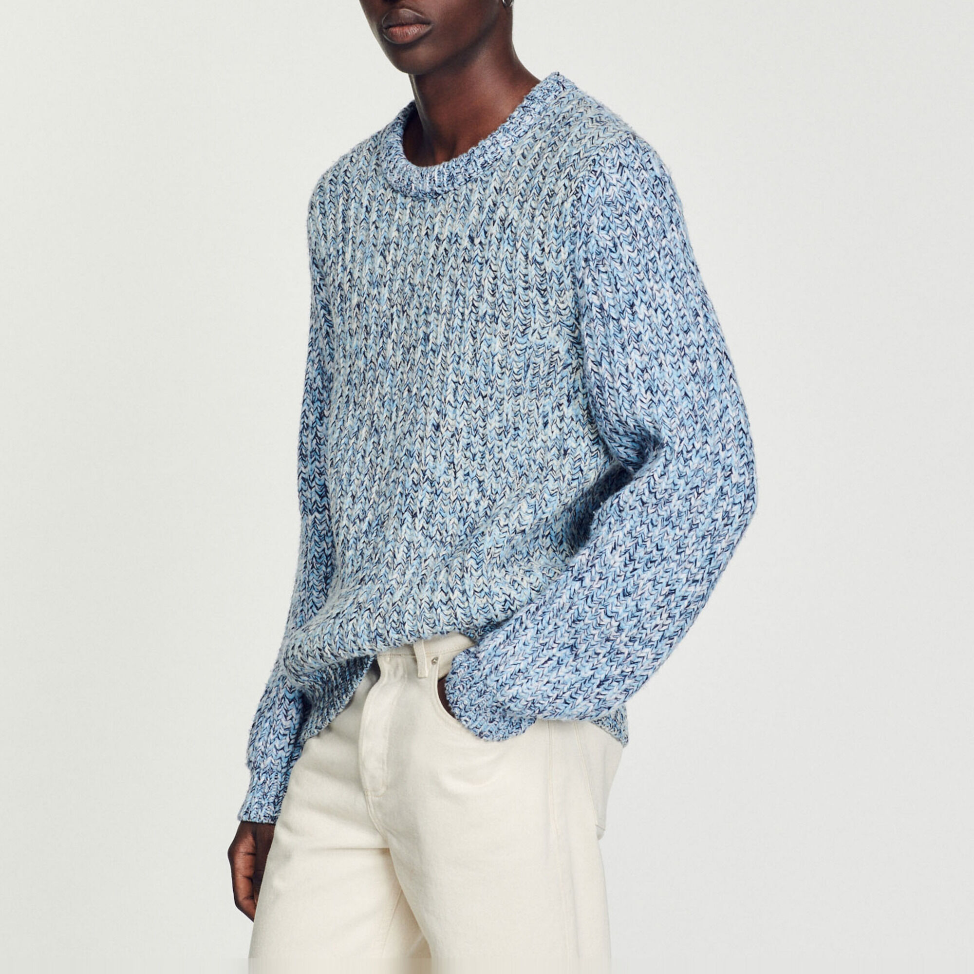 Sandro blue sweater store
