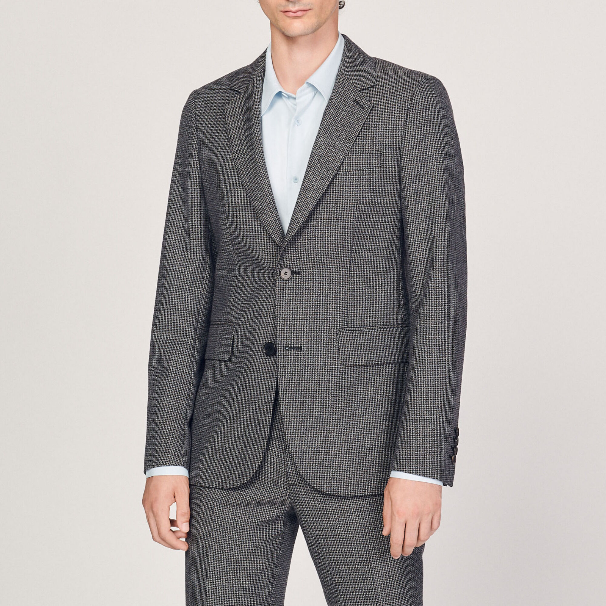 Virgin wool suit jacket