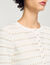 Cropped cardigan with pearl buttons
