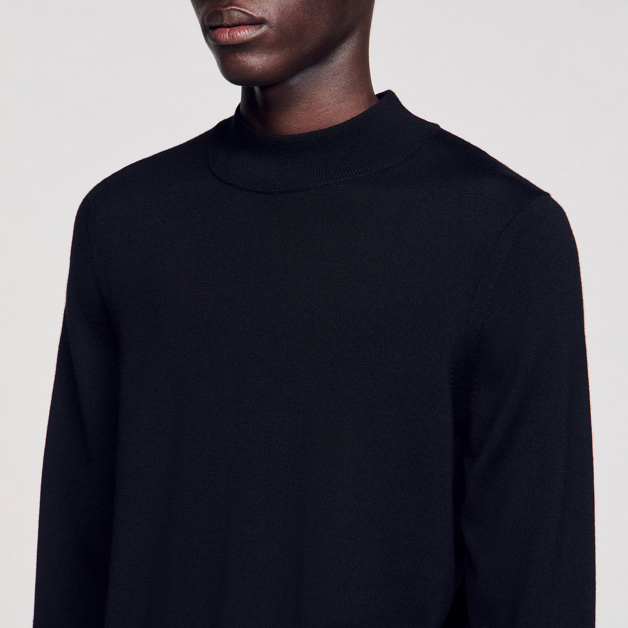 Funnel neck sweater