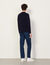 Wool cardigan with embroidery