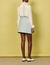 Short skirt with topstitching