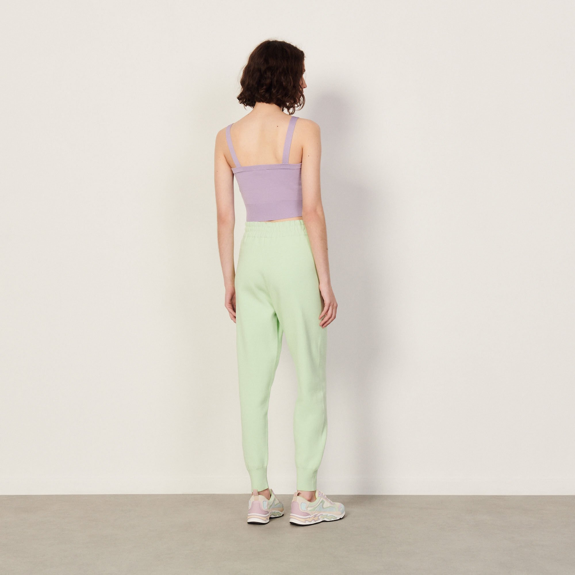Knit jogging bottoms