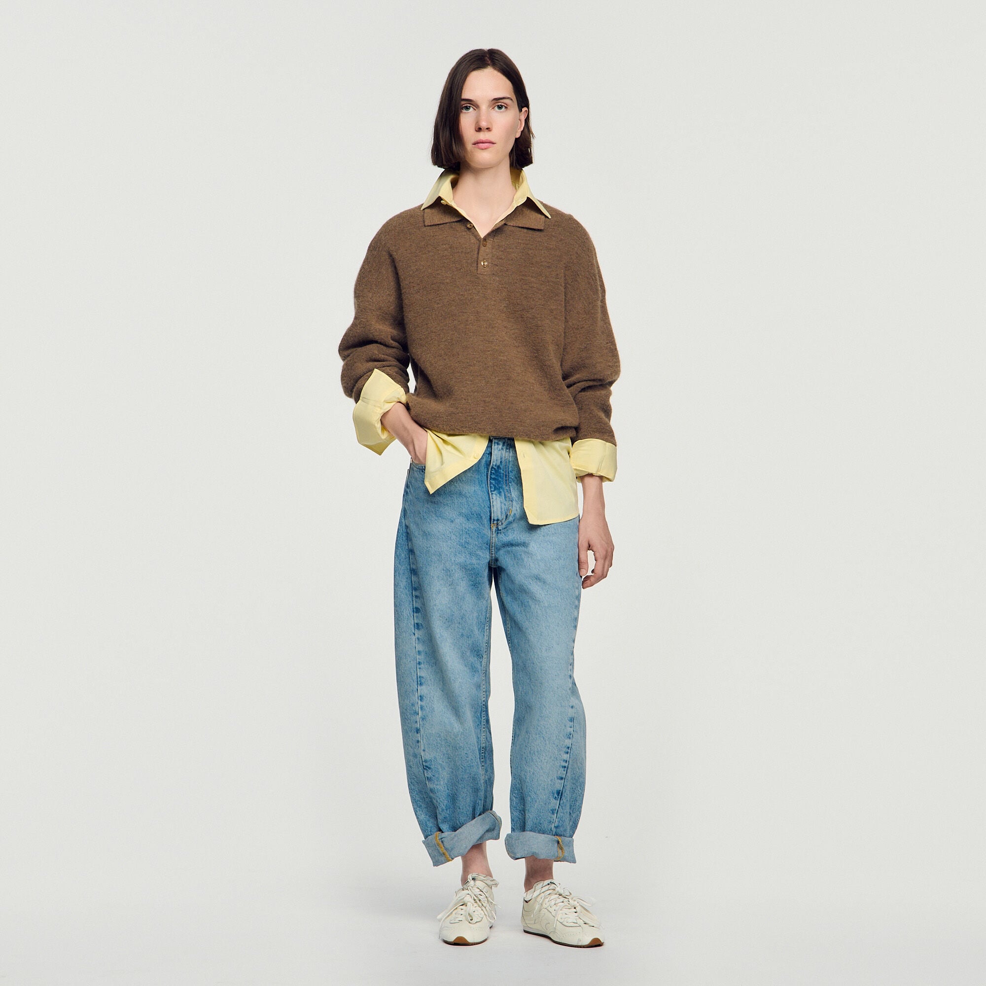 Alpaca polo shirt - Mixte | Sandro