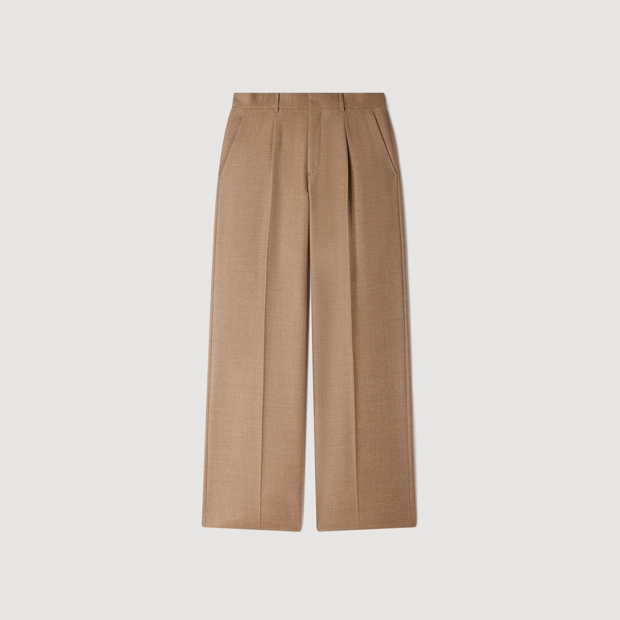 Wide-leg wool suit trousers - Men | Sandro