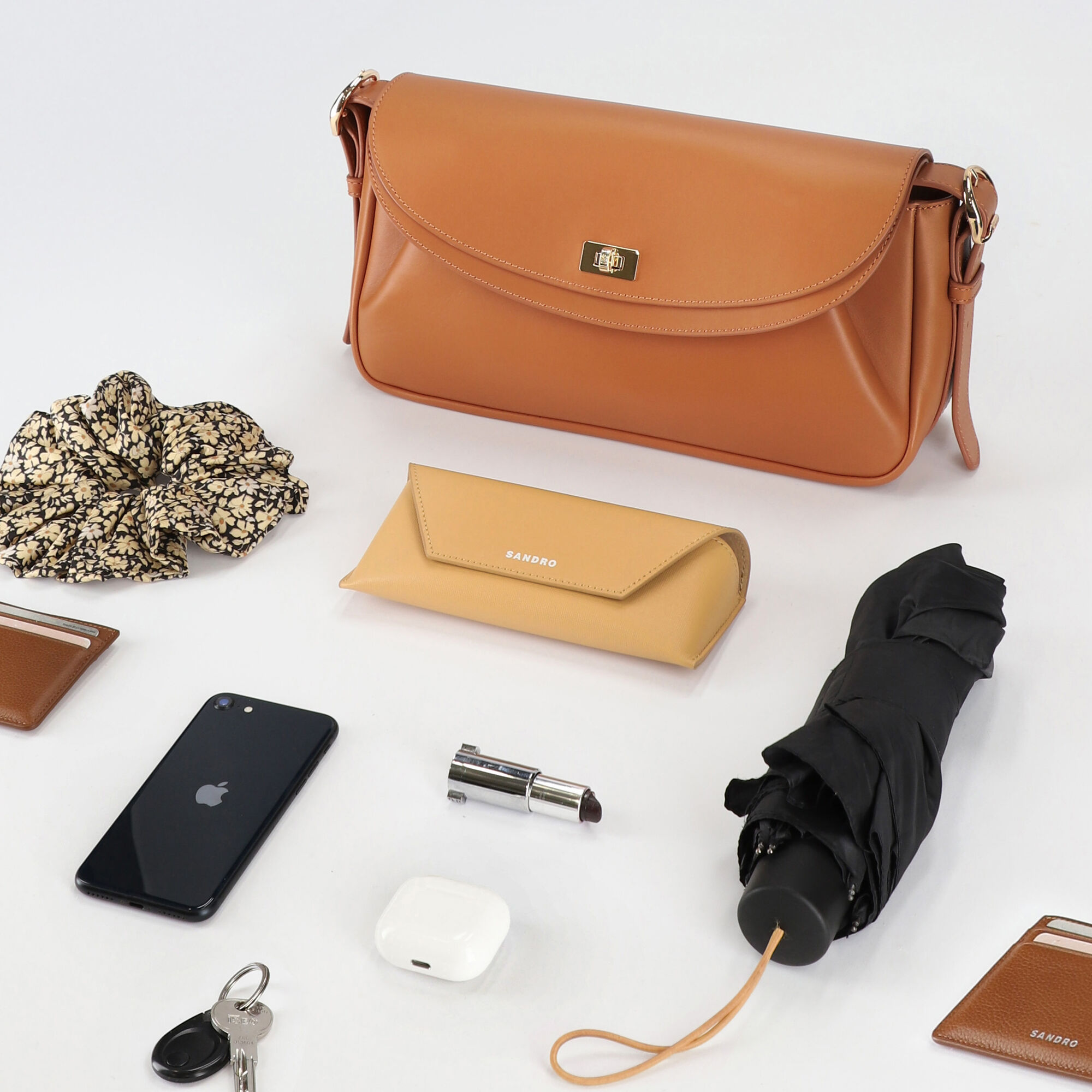 Le Mambo plain leather bag