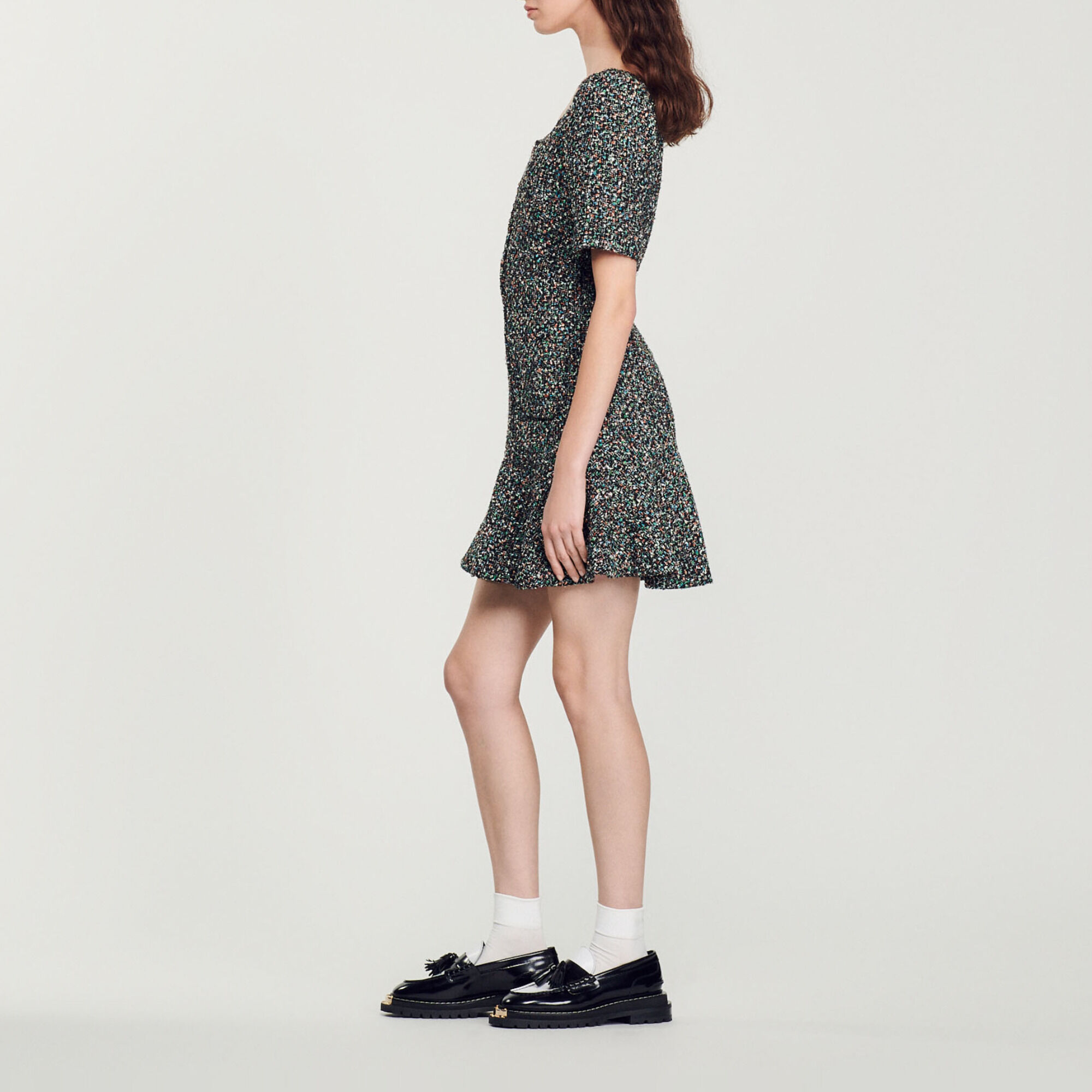 Short tweed dress