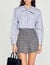Shirt with pussy bow collar