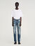 Regular faded jeans