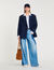 Wool blend suit jacket