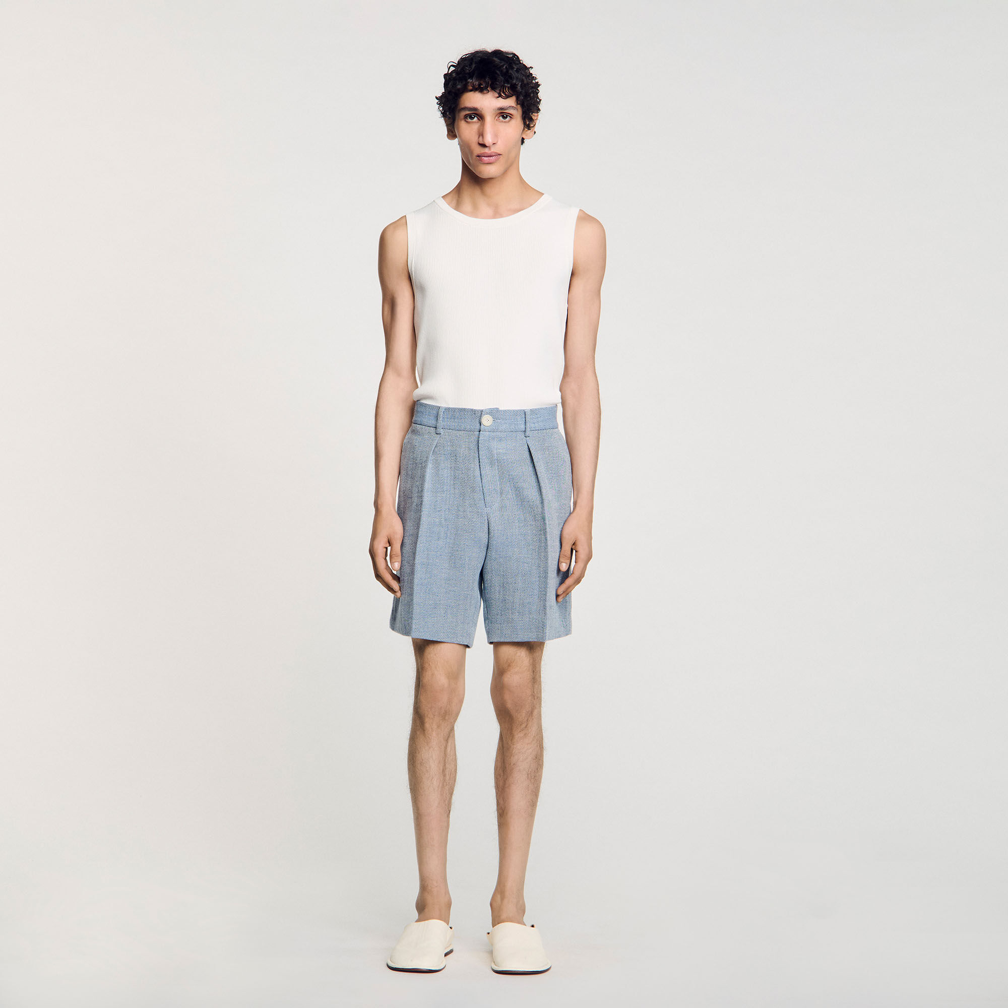 Creased shorts