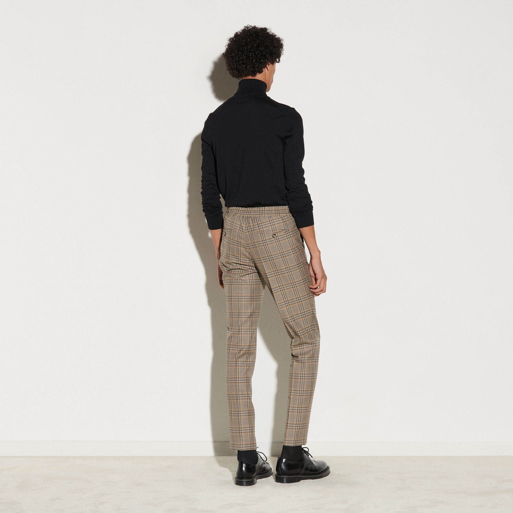 Checked trousers