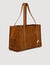 Suede shopping bag