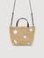 Raffia basket bag